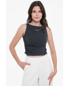 GUESS גופייה עם לוגו מונוגרמה