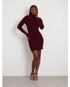 GUESS שמלת מיני סוודר נשים