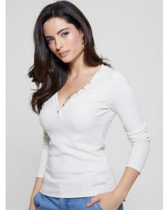 GUESS חולצת טישירט ארוכה לנשים