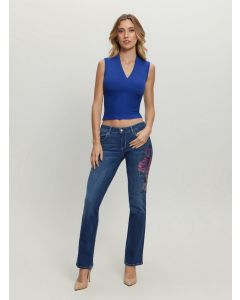 GUESS ג'ינס ישר בגזרה נמוכה