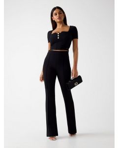 GUESS מכנס מחויט מתרחב לנשים