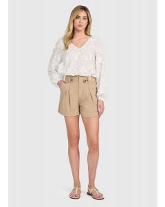 GUESS מכנס קצר קלאסי לנשים