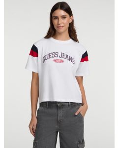 GUESS חולצת טישרט רחבה לנשים