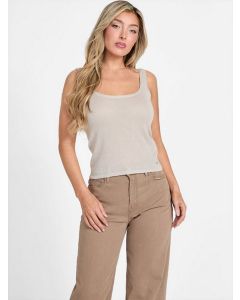 GUESS חולצת טופ עם חוטי לורקס ללא שרוולים