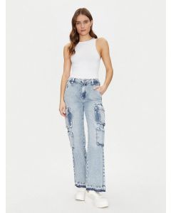 GUESS מכנסי ג'ינס קרגו לנשים