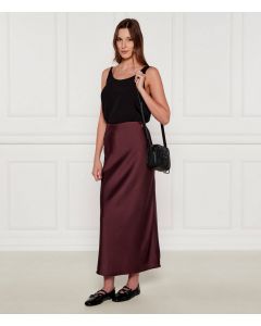 GUESS חצאית מקסי סאטן לנשים