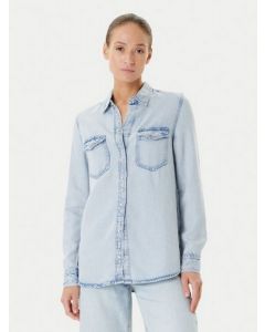 GUESS חולצת ג'ינס מכופתרת בגזרה רגילה נשים