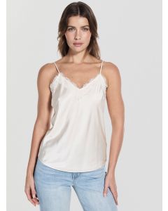 GUESS טופ קמיסול עם תחרה לנשים