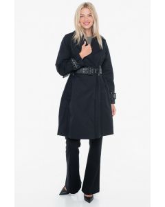 GUESS מעיל טרנץ' ארוך לנשים