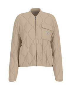 GUESS ז'קט פוך מרופד נשים