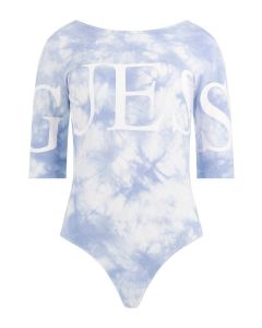 GUESS בגד גוף חצי שרוול עם לוגו