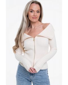 GUESS קרדיגן סריג עם רוכסן