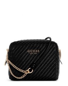GUESS MIREMA תיק קרוס מיני ארוג