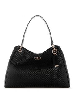 GUESS MIREMA תיק נשיאה גדול ארוג