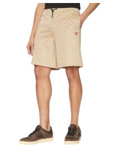 GUESS מכנסיים קצרים בהדפס לוגו לגברים