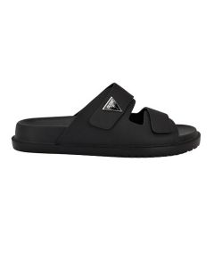 GUESS VISEL כפכפי גברים עם רצועות ולוגו משולש