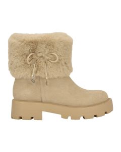 GUESS YANELI מגפון פרווה זמש לנשים