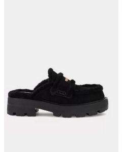 GUESS YANETA2 כפכפי פלטפורמה בשילוב פרווה