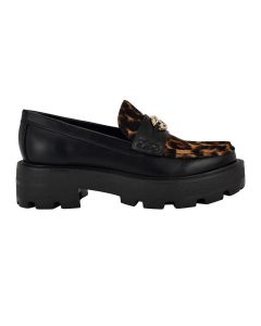 GUESS YANIKA נעלי מוקסין לוגו-סקריפט נשים