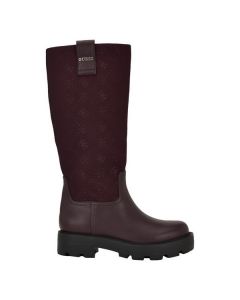 GUESS YANNIS מגפי נשים עם לוגו