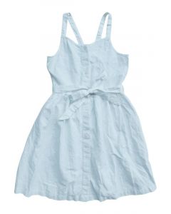 GUESS שמלת פשתן לילדות ללא שרוולים