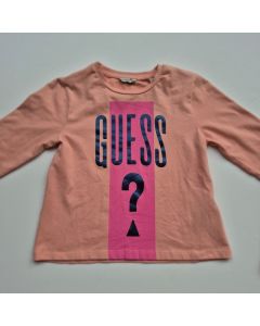 GUESS חולצת טישרט בנות שרוול ארוך