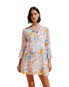 VILEBREQUIN LYSET שמלה קצרה לנשים בהדפס עצים
